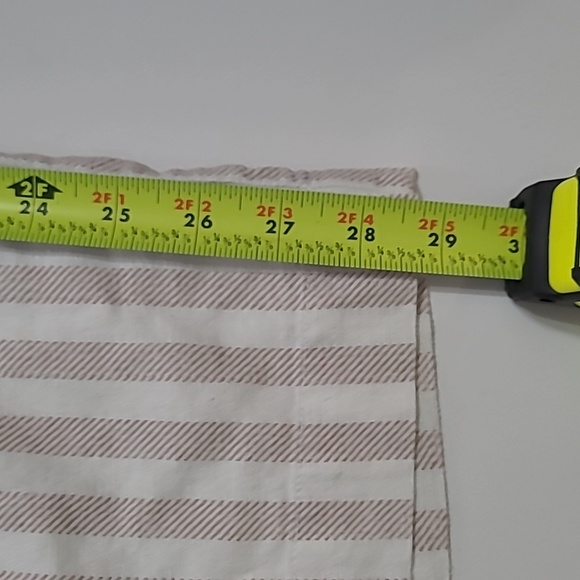 Torrid Cream & Tan Linen Blend Wideleg pants with Ribbon Style Belt size 20 - Picture 8 of 11